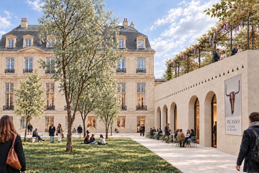 Jardin du musée Picasso