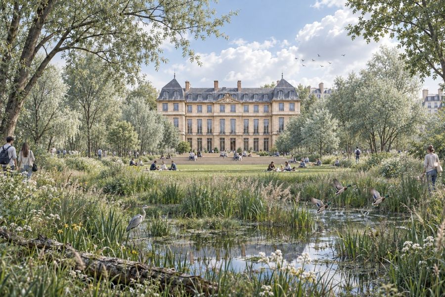 Jardin du musée Picasso