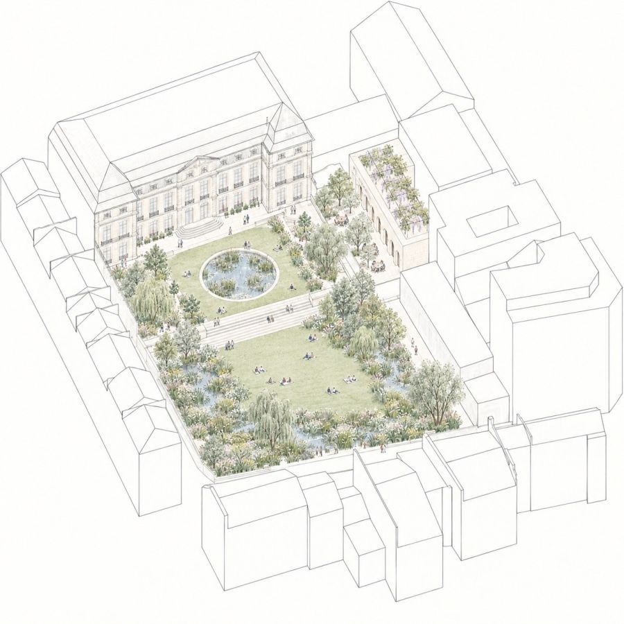 Jardin du musée Picasso