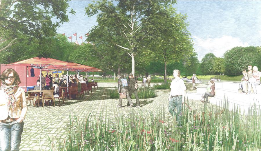 Le parc des berges