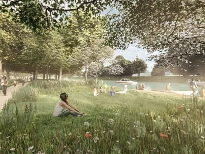 Le parc des berges