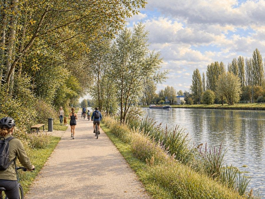 Les berges du canal