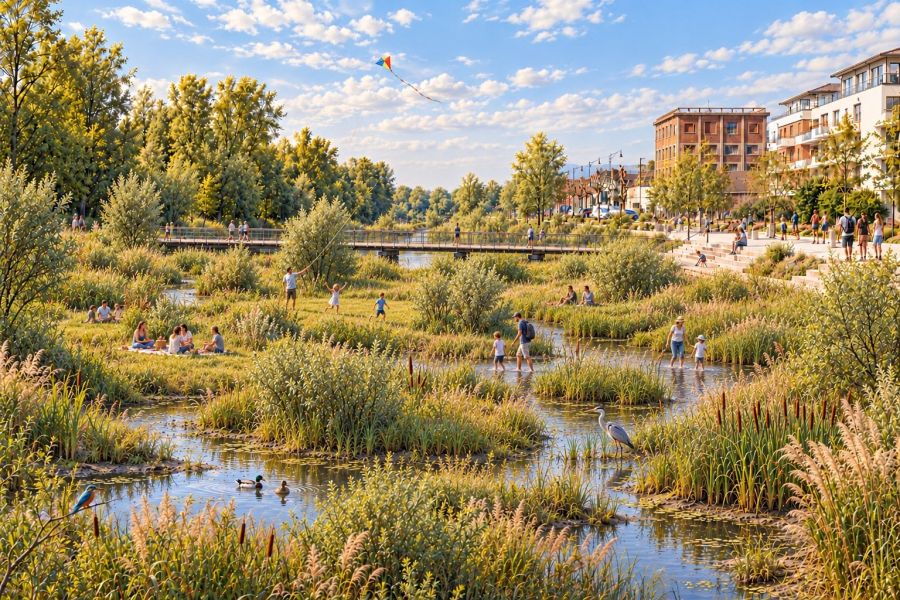 Les berges du canal