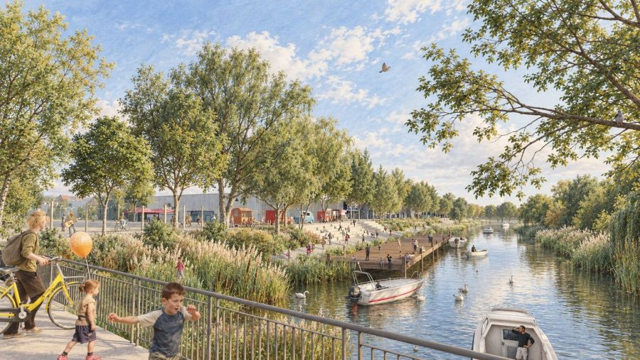 Les berges du canal