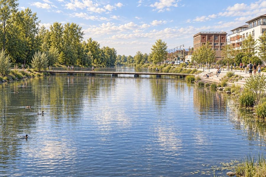 Les berges du canal
