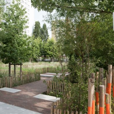 Place jardinée La Prairie