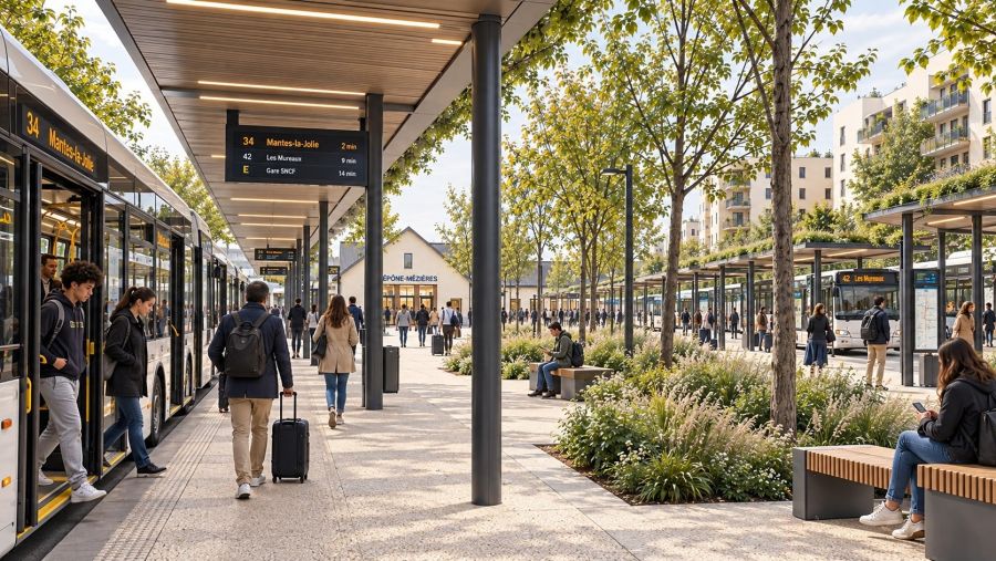 Quartier de gare d’Épône-Mézières