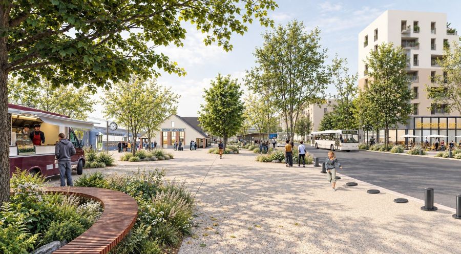 Quartier de gare d’Épône-Mézières